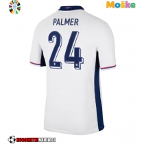 Moške Nogometnih dresov Anglija Cole Palmer #24 Domači EP 2024 Kratki rokavi